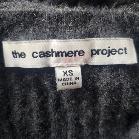 The Cashmere Project Ribbed Sweater Grey Size XS - Picture 4 of 6